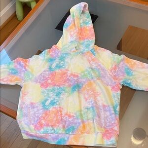Cat & Jack Rainbow Tie-Dye Hoodie